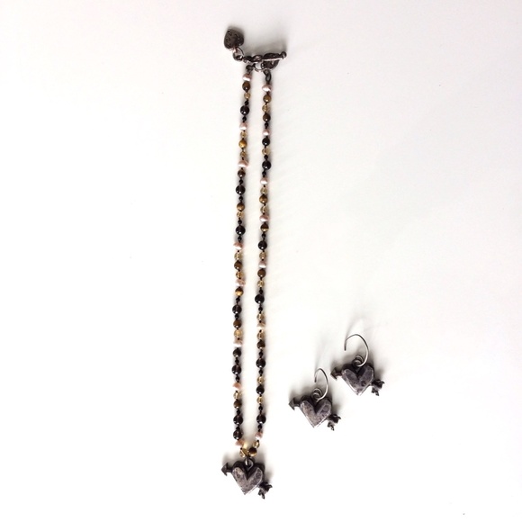Alana Leigh Jewelry - 2 Piece Set! VTG Alana Leigh Necklace & Earrings